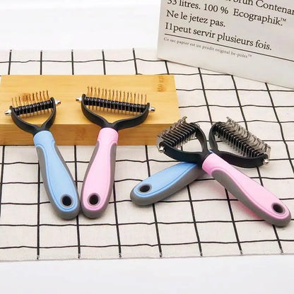 New Professional Pet Cat Dog Hair Removal Comb Brush
