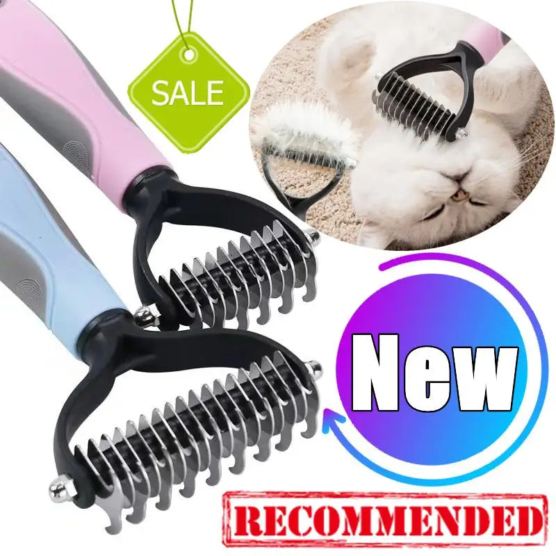 New Professional Pet Cat Dog Hair Removal Comb Brush
