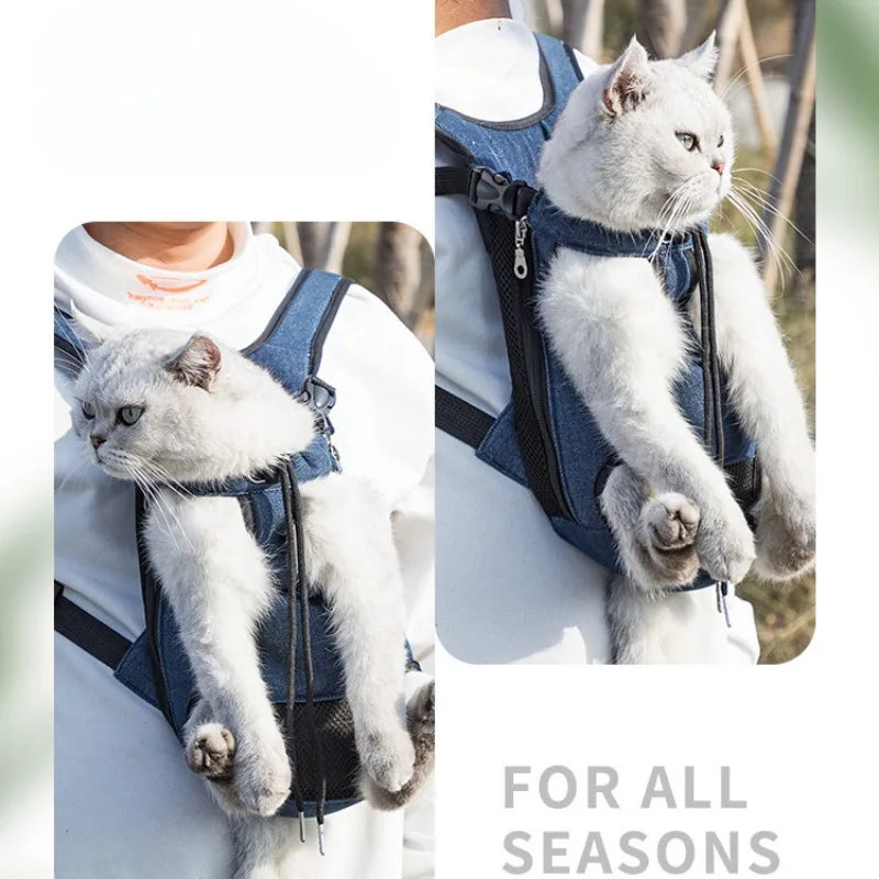 Double Shoulder Breathable Portable Travel Pet Dog