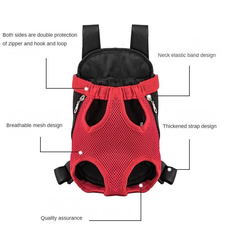 Double Shoulder Breathable Portable Travel Pet Dog