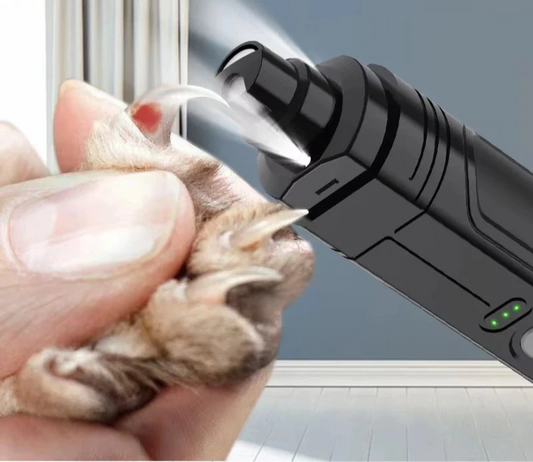 ROJECO P3 Pet Nail Grinder Electric Dog Nail Clippers With 2 LED Light Rechargeable Cat Claw Nail Grooming Trimmer Tools